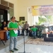 Wali Kota Gorontalo, Marten Taha, saat menyampaikan sambutan pembangunan hunian bagi warga terdampak program penataan kawasan kumuh Santorini di Kelurahan Talumolo, Kecamatan Dumbo Raya, Kota Gorontalo, Sabtu (29/10/2022). Sari/gopos