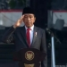 Presiden Joko Widodo (Jokowi) memimpin upacara peringatan Hari Kesaktian Pancasila yang digelar di Monumen Pancasila Sakti, Lubang Buaya. Jakarta Timur (Jaktim) pada Sabtu (1/10/2022) pagi ini. (Suara.com)