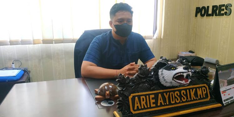 Kasat Reskrim Polres Pohuwato, Iptu Arie Yos.