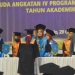 Sekolah Tinggi Ilmu Kesehatan (Stikes) Bakti Nusantara Gorontalo gelar Wisuda Sarjana (S1) Progam Studi Gizi dan Diploma 3 (D3) Perekam Medis dan Informasi Kesehatan (PMIK) di Grand Sumberia Ball Room, Sabtu pagi (29/10/2022)
 (Foto: Putra/Gopos)