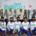 Saka Bakti Husada pada Aksi Bergizi Nasional tingkat Provinsi Gorontalo yang dipusatkan di MTs Negeri Kabupaten Gorontalo, Rabu (26/10/2022) (hms/dinkes)