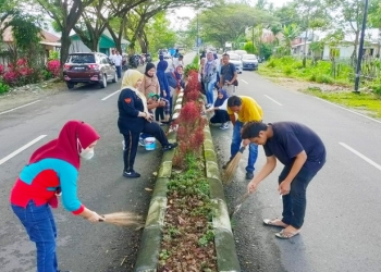 Sekretariat Dewan (Setwan) Kabupaten Bone Bolango semarakkan sekaligus memberikan dukungan terhadap 12 tahun atas kepemimpinan Bupati Hamim Pou. (Foto: Istimewa)