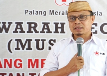 Ketua PMI Cabang Kabupaten Gorontalo, Roni Sampir. (Humas Kominfo Kabupaten Gorontalo)