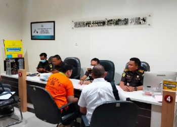 Polda Gorontalo Limpahkan Perkara Judi Bola Online ke Kejaksaan Negeri Kota Gorontalo.