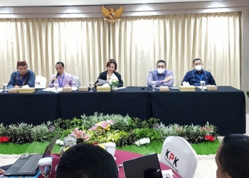 Deputi Bidang Koordinasi dan Supervisi KPK RI menggelar rapat koordinasi terkait dinamika proses pengesahan Rancangan Peraturan Ranperda (Ranperda) APBD-P 2022 dan APBD 2023 di Kabupaten Gorontalo.