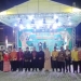 Foto bersama Penjabat Gubernur, Danrem 132 Nani Wartabone, Wakil Bupati Gorontalo dan jajaran pejabat pemerintah dilingkungan Gorontalo, pada pembukaan Munas KKJI di Desa Yosonegoro, Kecamatan Limboto Barat, Kabupaten Gorontalo, Jumat malam, (14/10/2022). Foto: Said/Gopos.