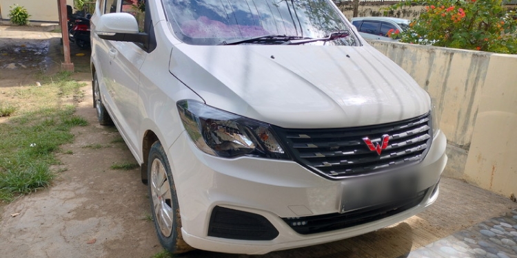 Mobil Rental yang digunakan untuk mengedarkan miras. (Foto: Putra/Gopos)