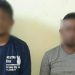 Polisi mengamankan 2 pria yang terduga pelaku pencurian kendaraan bermotor di Desa Bintauna Pantai, Kecamatan Bintauna, Kabupaten Bolaang Mongondow Utara (Bolmut). (Foto: Istimewa)