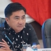 Ketua DPRD kota Gorontalo, Hardi Sidiki, saat mengikuti Rakornas pengendalian inflasi secara virtual di BLY Rudis Wali Kota Gorontalo, Senin (24/10/2022). Foto: Humas Dekot