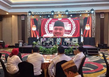 Focus Grup Discussion (FGD) KPU Provinsi Gorontalo yang mengangkat tema Keadilan Elektoral dalam Penanganan Sengketa Proses Tahapan Verifikasi Parpol Calon Peserta Pemilu 2024, Senin (31/10/2022).
