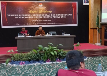 Verifikasi Faktual Parpol Calon Peserta Pemilu di Gorontalo Dimulai 15 Oktober 2022