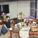 Rektor UNG menyambut tim asesor LAM-PTKes, Rabu (19/10/2022). (Dok. UNG)