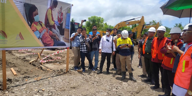 Pihak Perusahaan PT PETS dan PT GSM Komitmen Bina Kreativitas Pemuda Pohuwato, (Yusuf/Gopos)