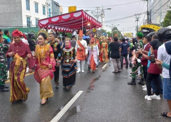 Pawai Pekan Kreativitas Pemuda Indonesia 2022 di Gorontalo Semarak