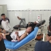 Tiga korban luka akibat terkena sabetan dan tikaman senjata tajam di Kafe Leato, Kecamatan Dumbo Raya, Kota Gorontalo menjalani perawatan di RS Aloei Saboe Kota Gorontalo, Rabu (5/10/2022). (istimewa)