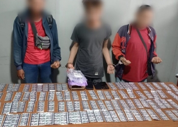 Polda Gorontalo Ringkus 3 Pengedar Obat Keras dan 1000 Butir Obat Trihexphenidly.