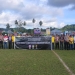 Bupati Pohuwato, Saipul Mbuinga, Bersama Jajaran Lainnya Menggelar Do'a Bersama Untuk Korban di Stadion Kanjuruhan Malang, Jawa Timur, yang di selenggarakan oleh panitia di lapangan Dengilo Cup 2022, Kamis 06/10/2022 (Yusuf/Gopos)