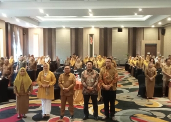 Bimbingan teknis, penyusunan RPJPD 2025-2045 Kota Gorontalo, Senin (24/10/2022). Foto: Sari/gopos
