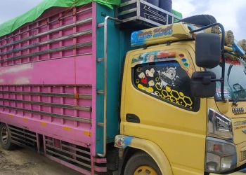 Satu Unit Truck Bermuatan Batu Hitam Berhasil Diamankan, Selasa 11/10/2022 (Yusuf/Gopos)