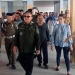 Wali Kota Gorontalo, Marten Taha saat meninjau pasar sentral Kota Gorontalo, Selasa (25/10/2022). Foto : Sari/gopos