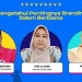 Narasumber pada webinar pentingnya branding dalam bisnis yang diselenggarakan oleh JNE Gorontalo, Senin (3/10/2022) (istimewa)
