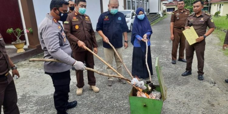 Kapolres Bone Bolango : Pemusnahan Barang Bukti Bukti Komitmen Aparat Dalam Penegakan Hukum
