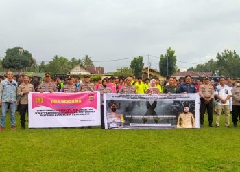 Polres Bone Bolango Gelar Doa Bersama Wujud Duka Cita Tragedi Kanjuruhan