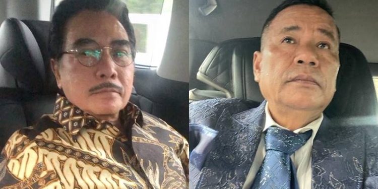 Hotma Sitompul dan Hotman Paris. Foto: Kolase Instagram @hotmasitompoelofficial dan @hotmanparisofficial