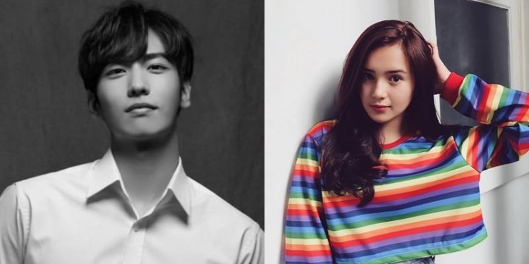 Lee Ji Han dan Beby Tsabina. Kolase foto Soompi.com dan Instagram @bebytsabina