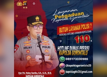 Kapolda Gorontalo Buka Hotline Pengaduan Masyarakat.