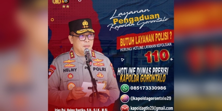 Kapolda Gorontalo Buka Hotline Pengaduan Masyarakat.
