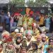 Wakil Bupati Bone Bolango Merlan S. Uloli saat foto bersama pada kegiatan Festival Walima KKIG Kota Bitung. (Foto AKP/Diskominfo)