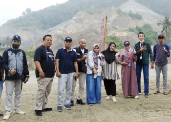 KPU BONE BOLANGO - Peninjauan TPS Khusus di Wilayah Proyek Waduk Bulango Ulu. (Foto: Istimewa)