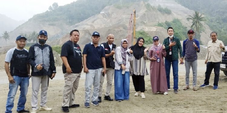 KPU BONE BOLANGO - Peninjauan TPS Khusus di Wilayah Proyek Waduk Bulango Ulu. (Foto: Istimewa)
