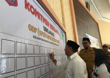 Hamim Perintahkan Seluruh Desa Harus Deklarasi Stop BABS Tahun 2023