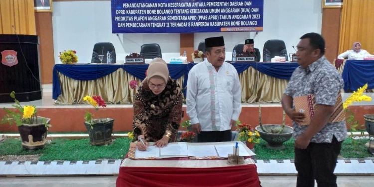 Pemkab-DPRD Bone Bolango Sepakati KUA-PPAS APBD Tahun Anggaran 2023 ...