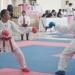 Pertandingan karate pada kelas kumite under 50 kg putri (Dok. UNG)