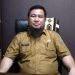 Kepala Bidang Pengembangan, Pengendalian ASN dan Diklat, BKD Kota Gorontalo, Romahsyah Djafar memberikan keterangan terkait perkembangan kasus pelecehan seksual yang dilakukan oleh Oknum ASN Kota Gorontalo, Senin (7/11/2022) (muhajir/gopos)
