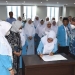 Penandatanganan pelantikan pengurus HIMPAUDI Prov. Gorontalo. (Dok. UNG)