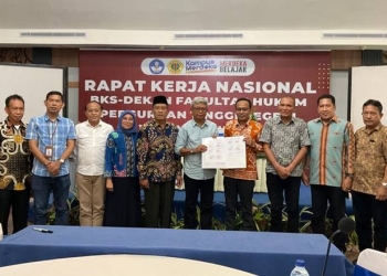 Badan Kerja Sama FH se-Wilayah Timur melaksanakan penandatanganan kerja sama yang diikuti oleh Perguruan Tinggi di Indonesia Timur, Jumat (25/11/2022) di Lombok.
