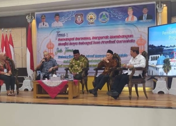 Lokakarya pembangunan Masjid Raya Gorontalo, Sabtu (19/11/2022) (istimewa)