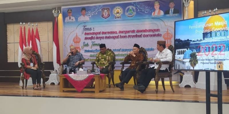 Lokakarya pembangunan Masjid Raya Gorontalo, Sabtu (19/11/2022) (istimewa)