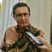 Ketua Lamahu, Fadel Muhammad diwawancarai gopos.id, Kamis malam (17/11/2022). (Foto: Putra/Gopos)
