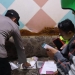 Aparat Polres Bone Bolango saat mengamankan barang bukti judi togel pada Operasi Pekat Otanaha, Rabu (16/11/2022) malam. (Foto Humas Polres Bone Bolango)