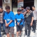 Polres Gorontalo Kota mengamankan tiga dari 8 orang terduga komplotan pencurian barang elektronik dan kendaraan bermotor di wilayah Gorontalo. (sari/gopos)