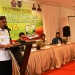 Bupati Pohuwato, Saipul Mbuinga, Memberikan Sambutan Pembukaan Coaching Clinic Aplikasi Sistem dan Tata Kelola Keuangan Desa, di Hotel Amaris Kota Gorontalo, Rabu 23/11/2022Â (Istimewa)