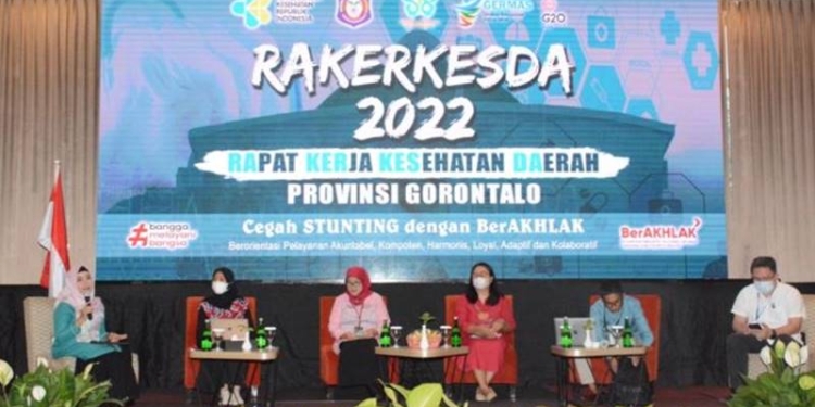 Rakerkesda Provinsi Gorontalo yang diselenggarakan di Hotel Aston Kota Gorontalo, Rabu (2/11/2022) (istimewa)