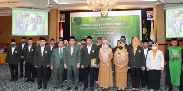 Pelantikan pengurus Hakli Provinsi Gorontalo, Senin (31/10/2022) (istimewa)