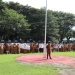 Pelaksanaan apel kerja di lingkungan Pemerintah Kabupaten Bone Bolango yang dilaksanakan di halaman Kantor Bupati, Senin (24/10/2022). (Foto AKP/Diskominfo)