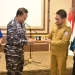 silahturahmi bersamaKomandan Pangkalan Utama TNI Angkatan Laut (Danlantamal) VIII Manado, Laksamana Pertama TNI Nouldy J. Tangka didampingi istri Herny J. Tangka bersama jajarannya yang berkunjung ke Provinsi Gorontalo, Selasa (25/10/2022).